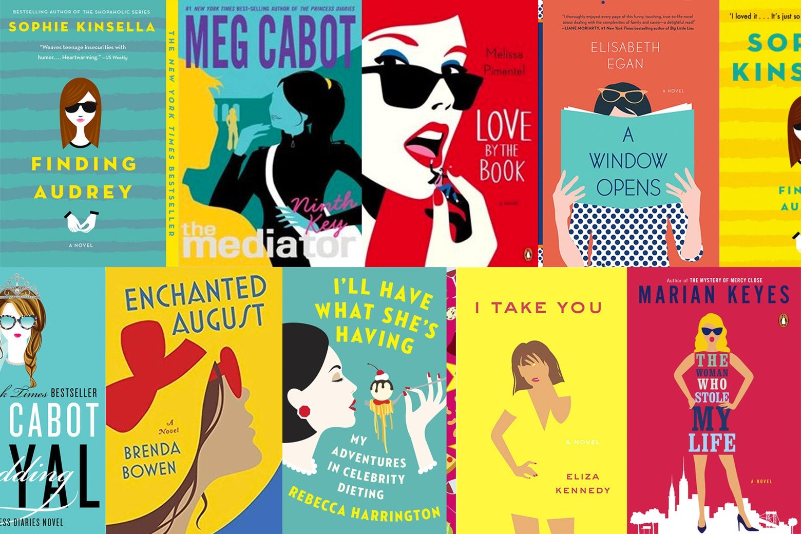 Flat book cover design: Why do all the summer novels have the same