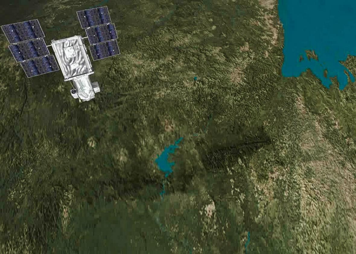 DigitalGlobe satellite.