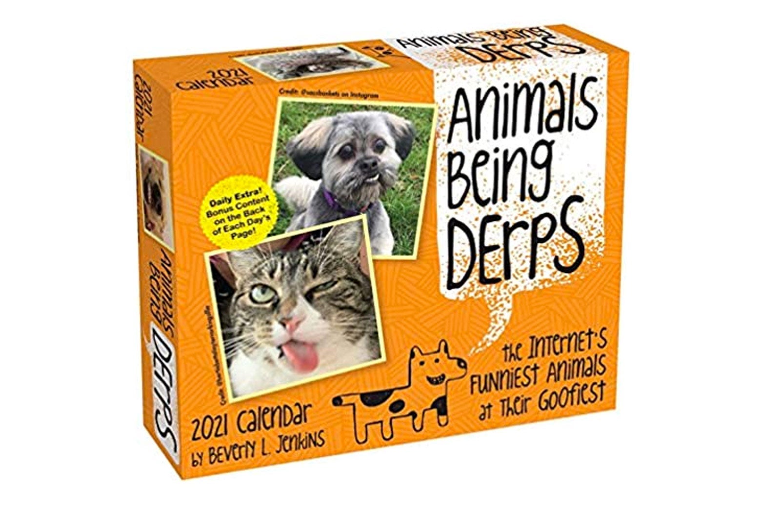 The 2021 Animals Being Derps calendar.