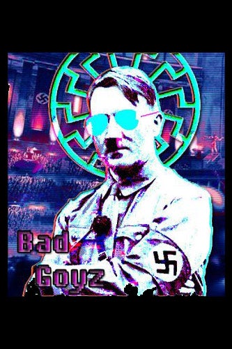 Screenshot from Discord showing Hitler with sunglasses