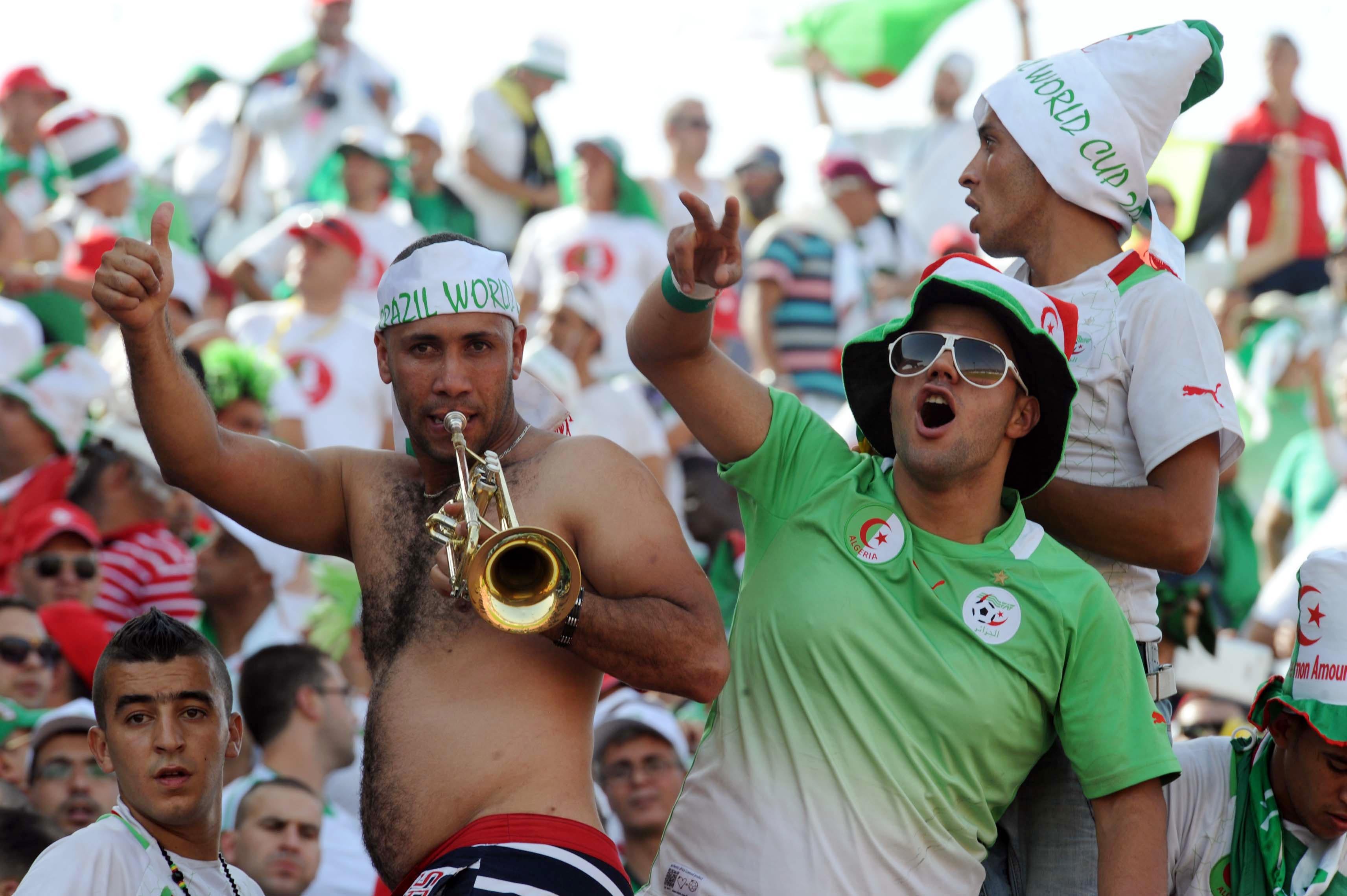 Algerian fans.