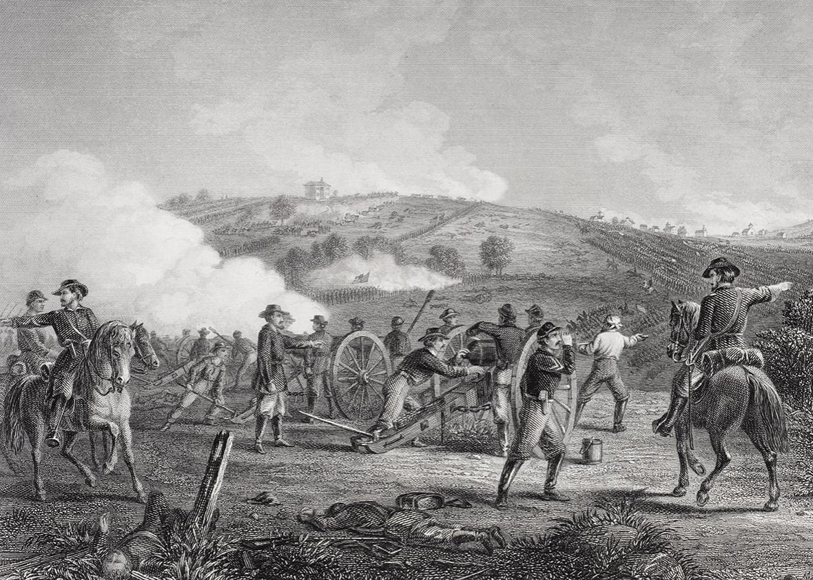 Battle of Gettysburg Pennsylvania 1863.
