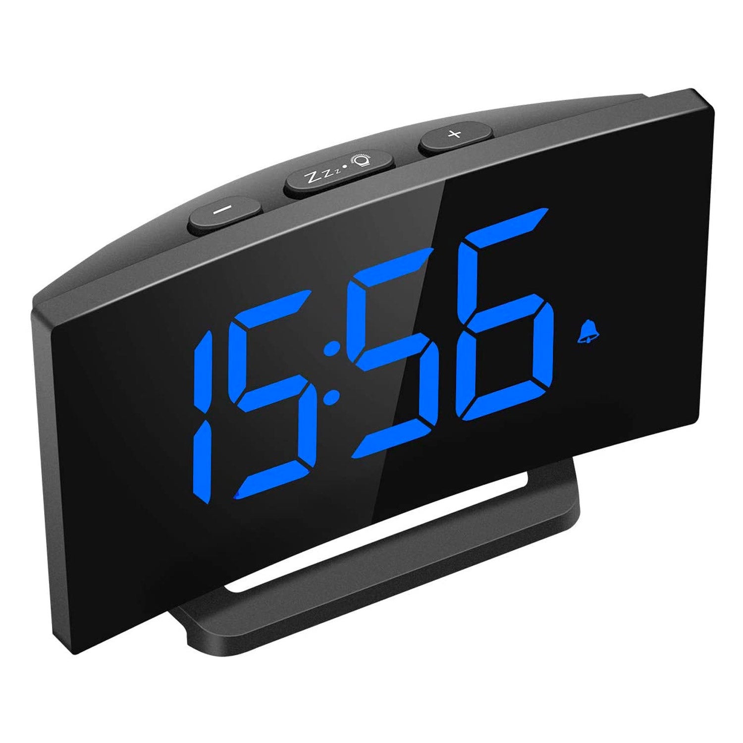 A digital alarm clock