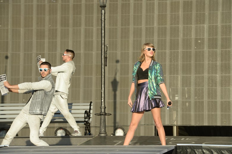 Taylor Swift performs onstage at British Summer Time Hyde Park in London on June 27, 2015.