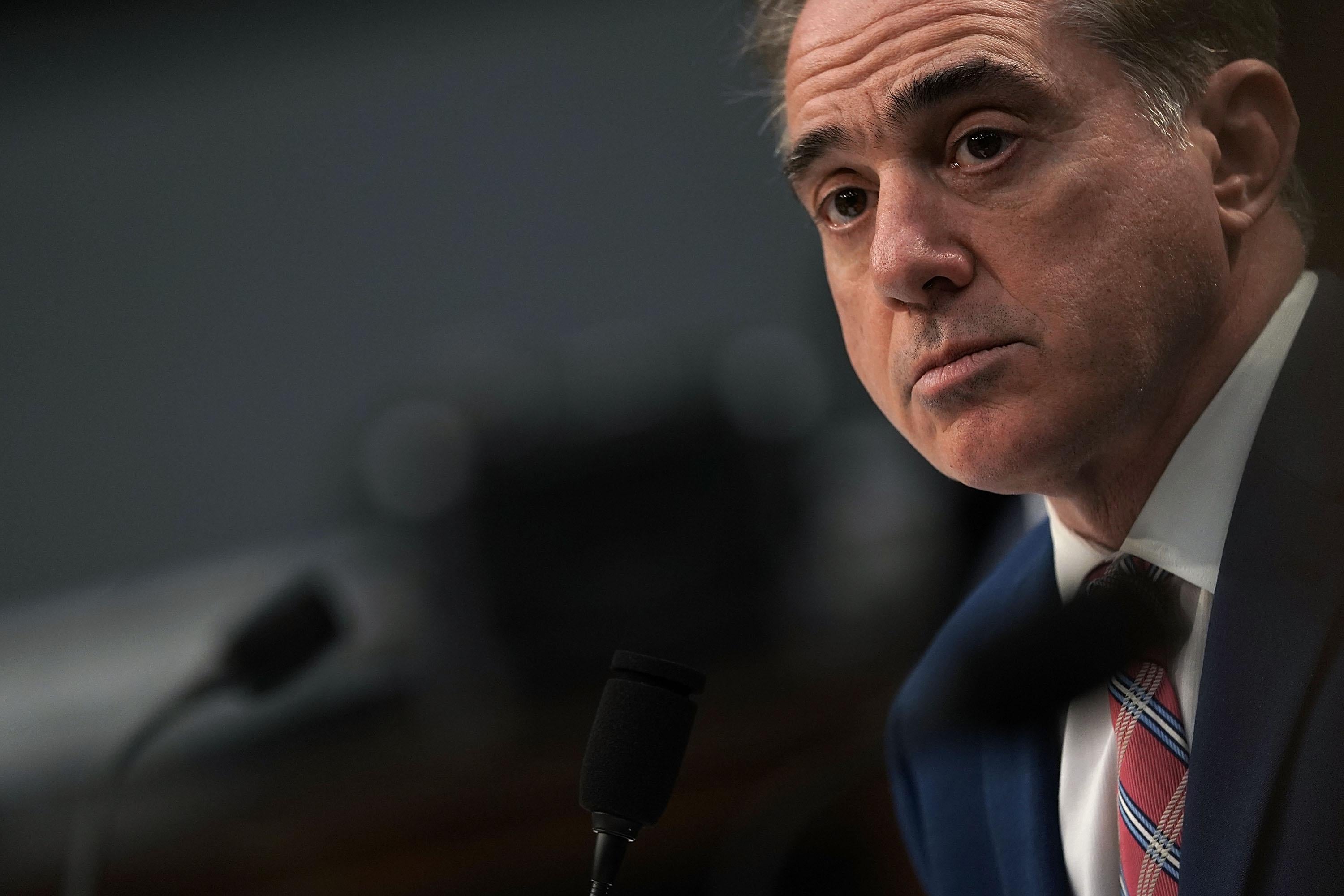 David Shulkin testifies during a hearing before the Military Construction, Veterans Affairs, and Related Agencies Subcommittee of House Appropriations Committee March 15, 2018 on Capitol Hill in Washington, D.C. 