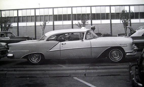 A 1954 Oldsmobile 98 Holiday in 1972.