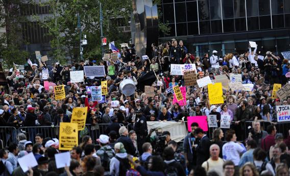 Occupy Wall Street: Democrats and Tea Partiers Pick Their Sides