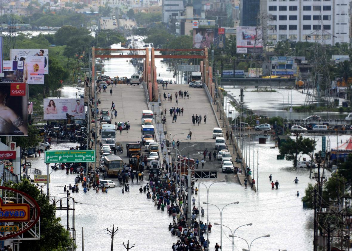 Chennai floods devastate India’s fourth-largest city.
