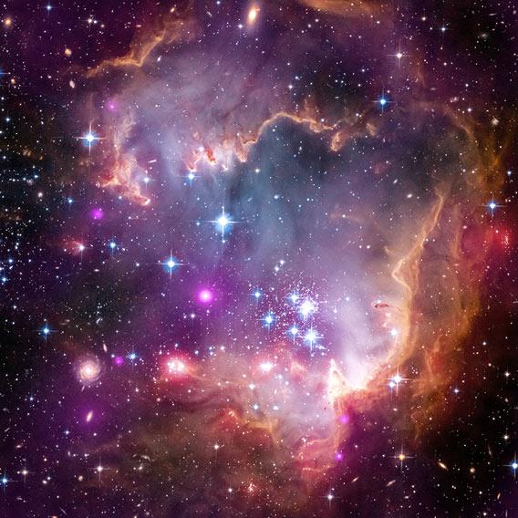 Star-forming nebula NGC 602