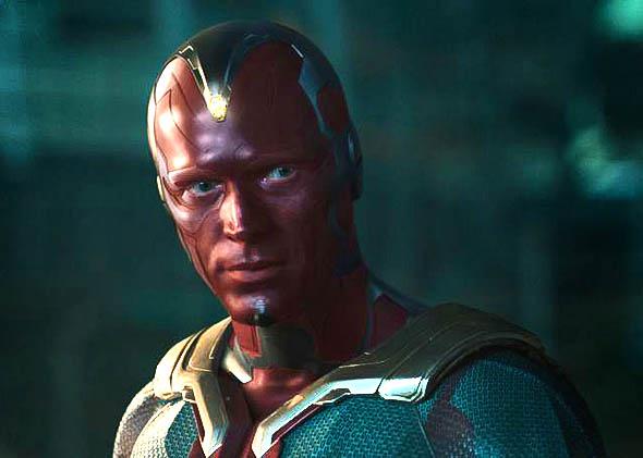Vision (Paul Bettany) in Marvel's Avengers: Age of Ultron.