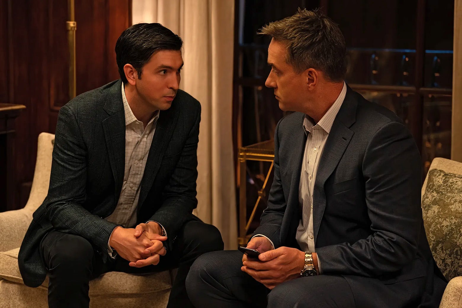 Tom and Cousin Greg in the final season of Succession. 