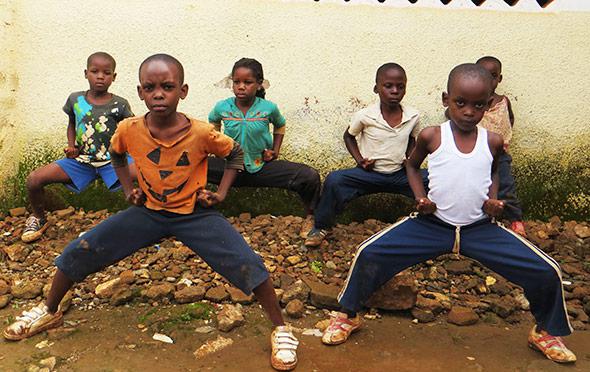 Kampala's most unlikely group of kung fu heroes.