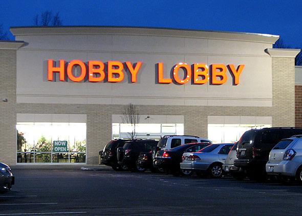 Hobby Lobby store in Stow, Ohio.