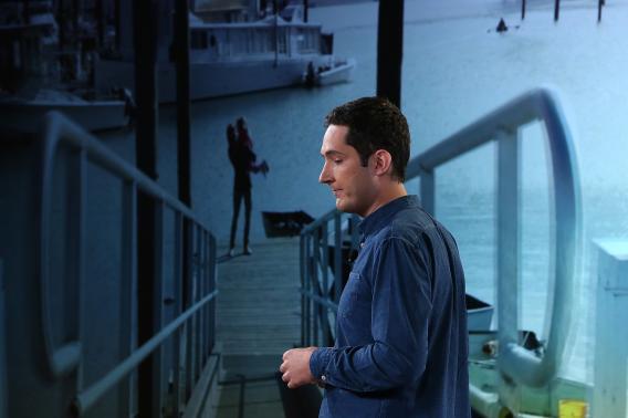 Kevin Systrom's reading of "Video on Instagram" drew rousing applause at a Facebook press event on Thursday in Menlo Park.