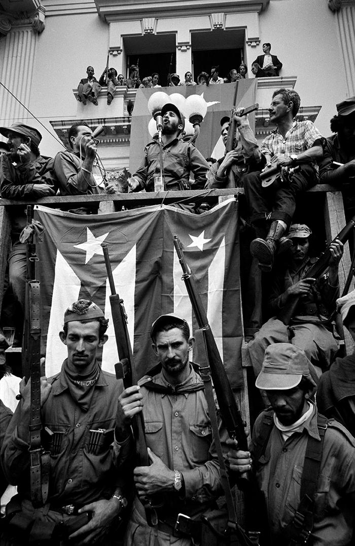 Castro speaks in Santa Clara, January 5, 1959. ,Castro speaks in Santa Clara, January 5, 1959.
