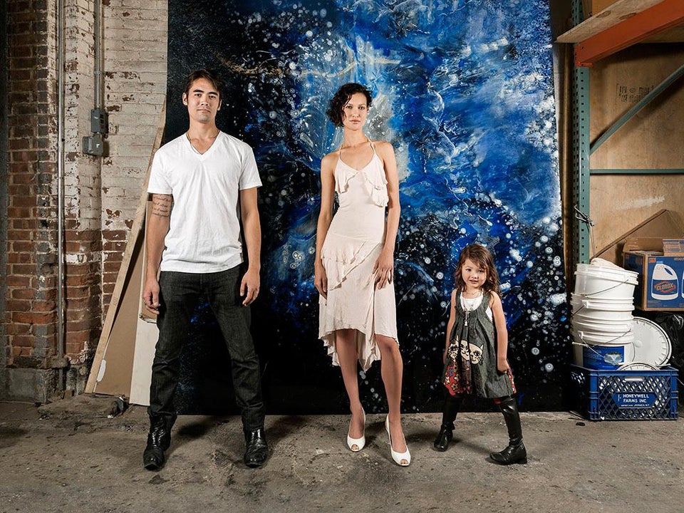 CYJO Mixed Blood is a series of portraits of individuals and families