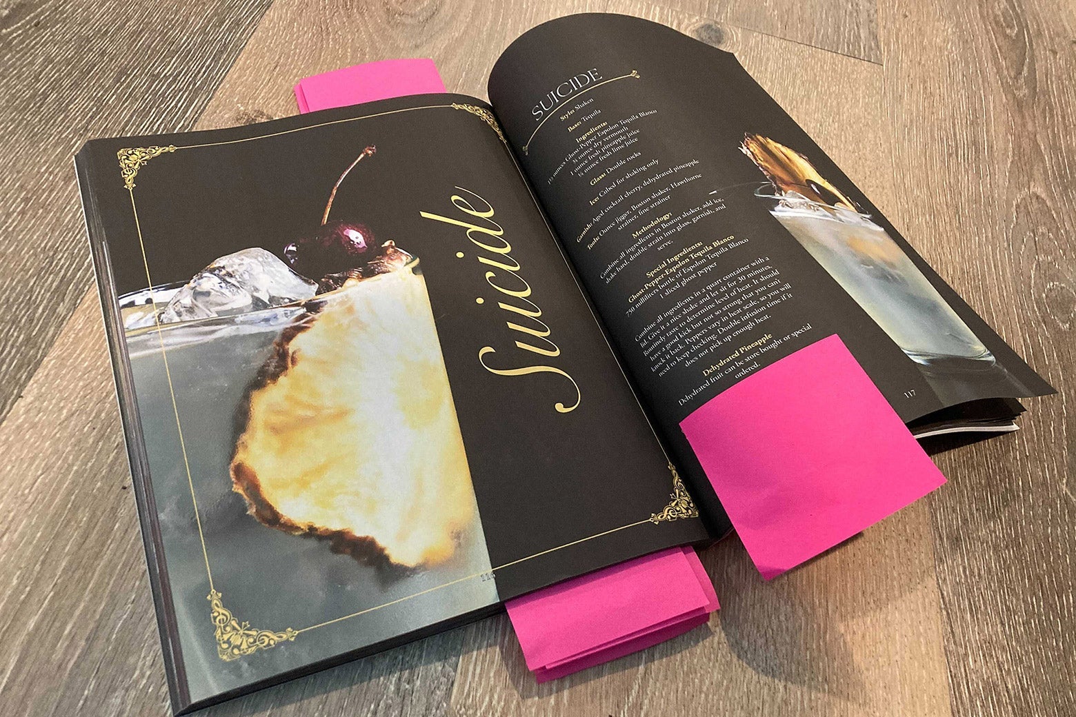 Page 117 of Can I Mix You A Drink?, featuring a tequila cocktail called Suicide