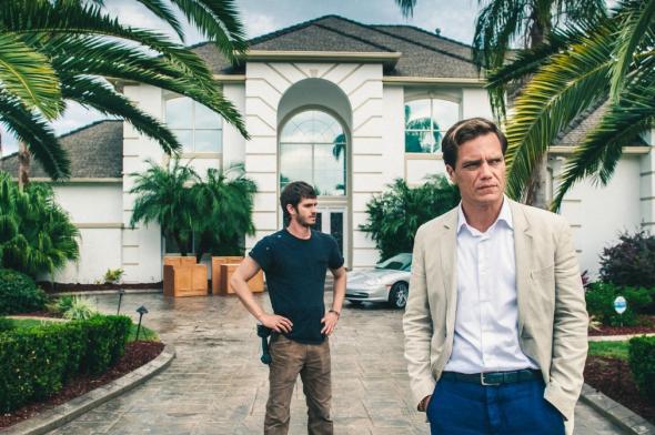 Andrew Garfield and Michael Shannon in 99 Homes.