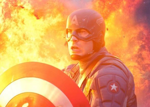 Chris Evans in Captain America: The First Avenger (2011).