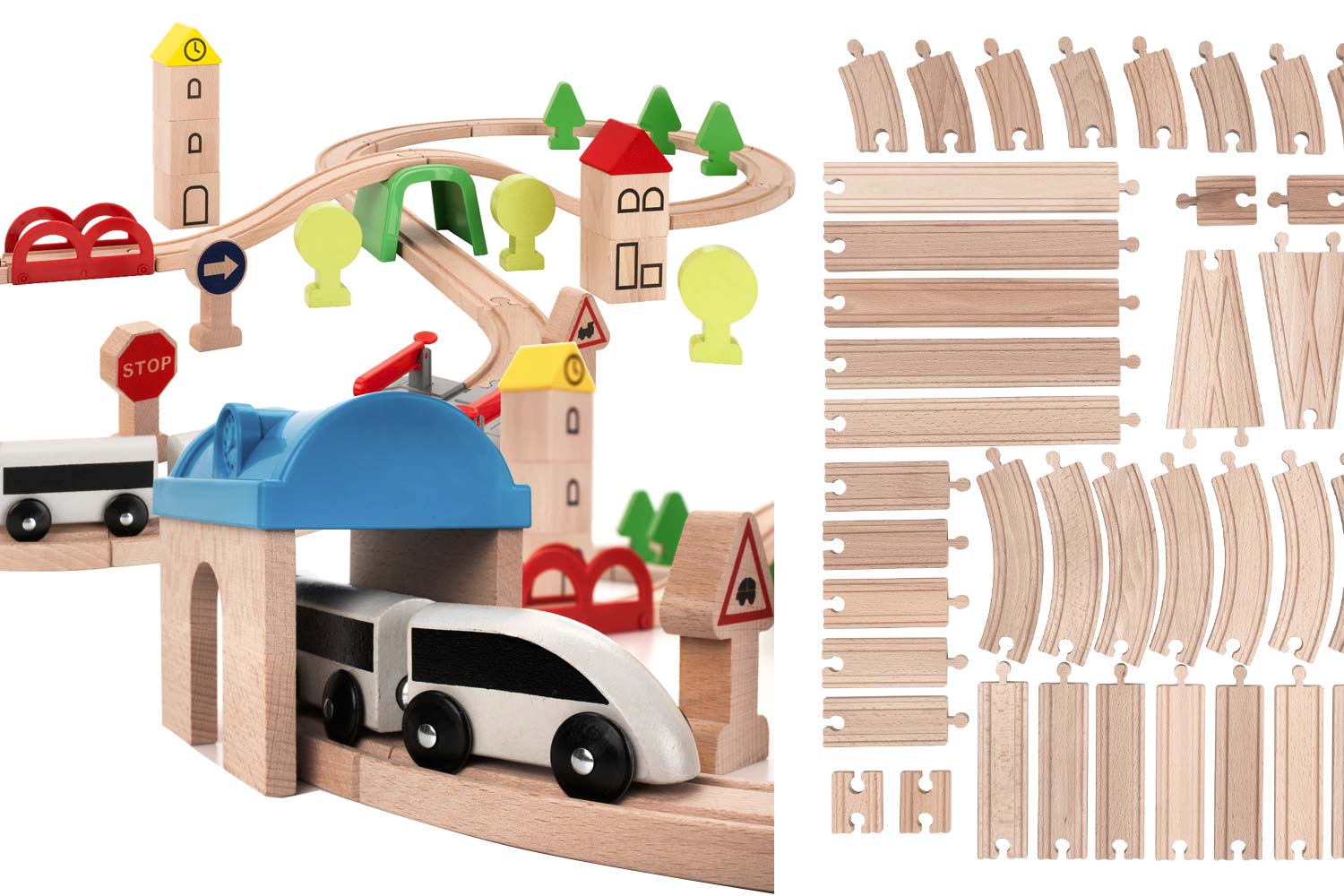 Ikea Lillabo train set.