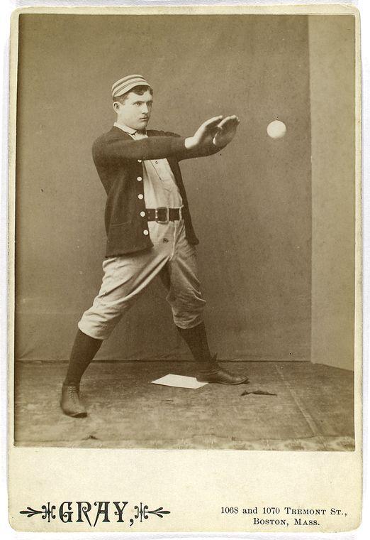 History of baseball cards card studio portraits of early