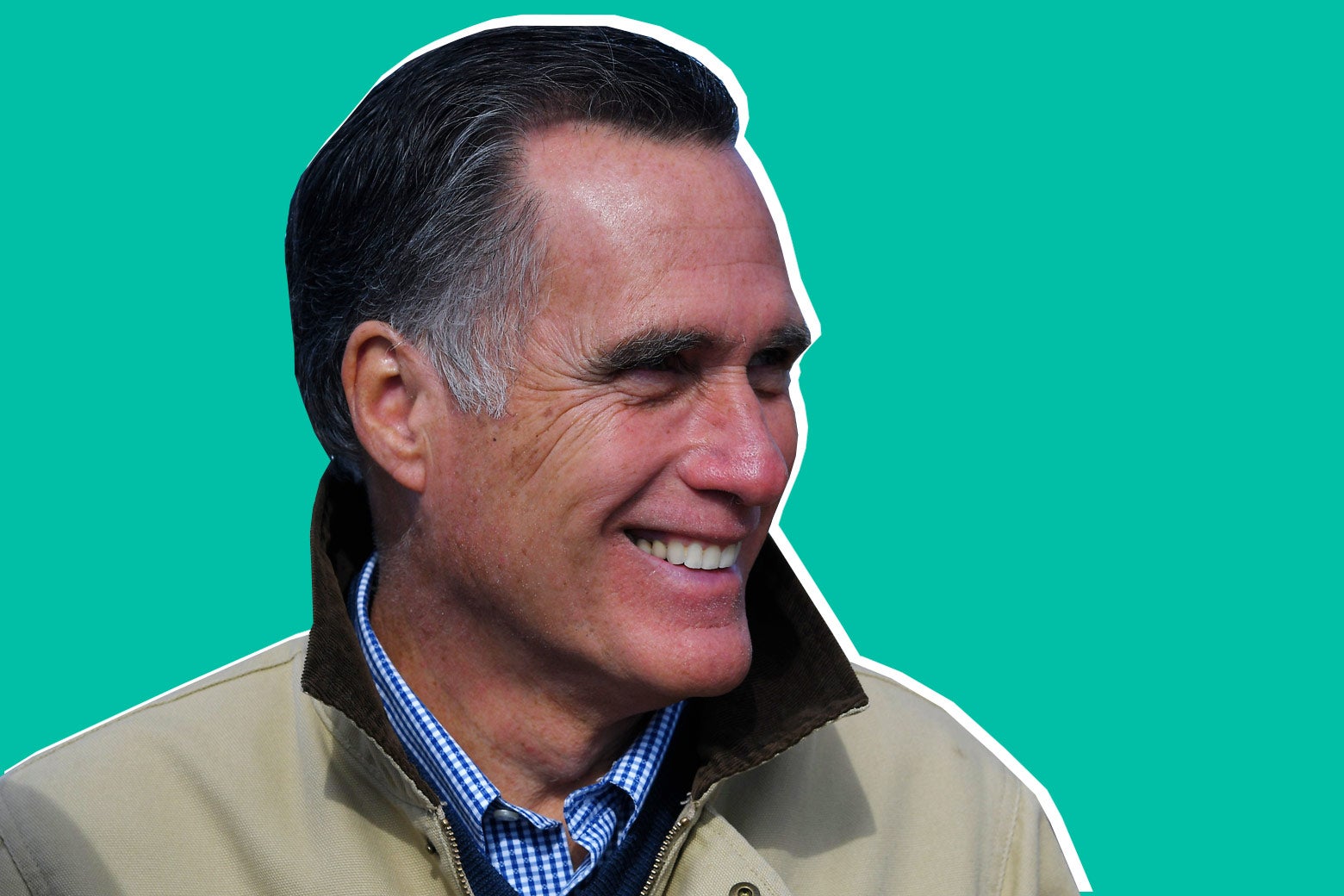 Senate candidate Mitt Romney tours Gibson’s Green Acres Dairy on Feb. 16 in Ogden, Utah.