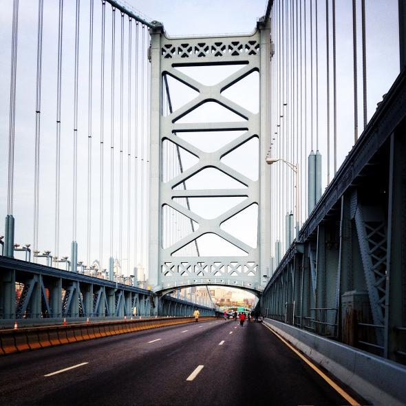 The Benjamin Franklin Bridge on Sept. 27, 2015.