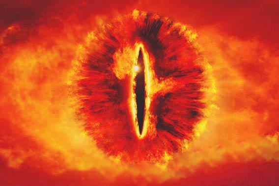 Eye of Sauron, Lord of the Rings: The Fellowship of the Ring.