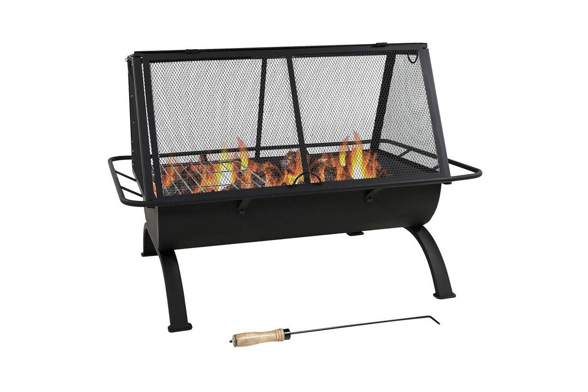 A 36-inch fire pit.