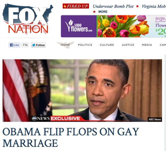 Obama Backs Gay Marriage How Major News Sites Reacted