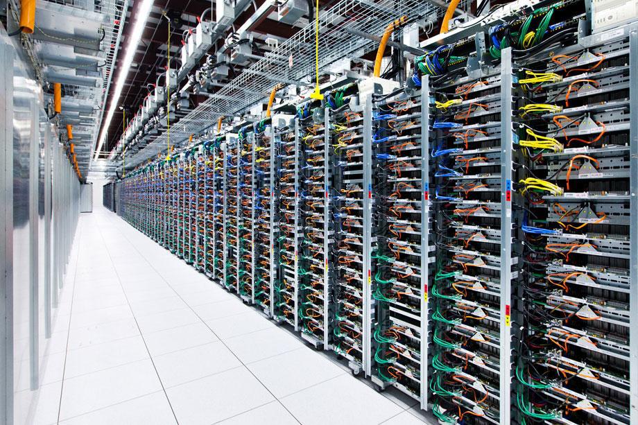 A glimpse into Google's data centers. 