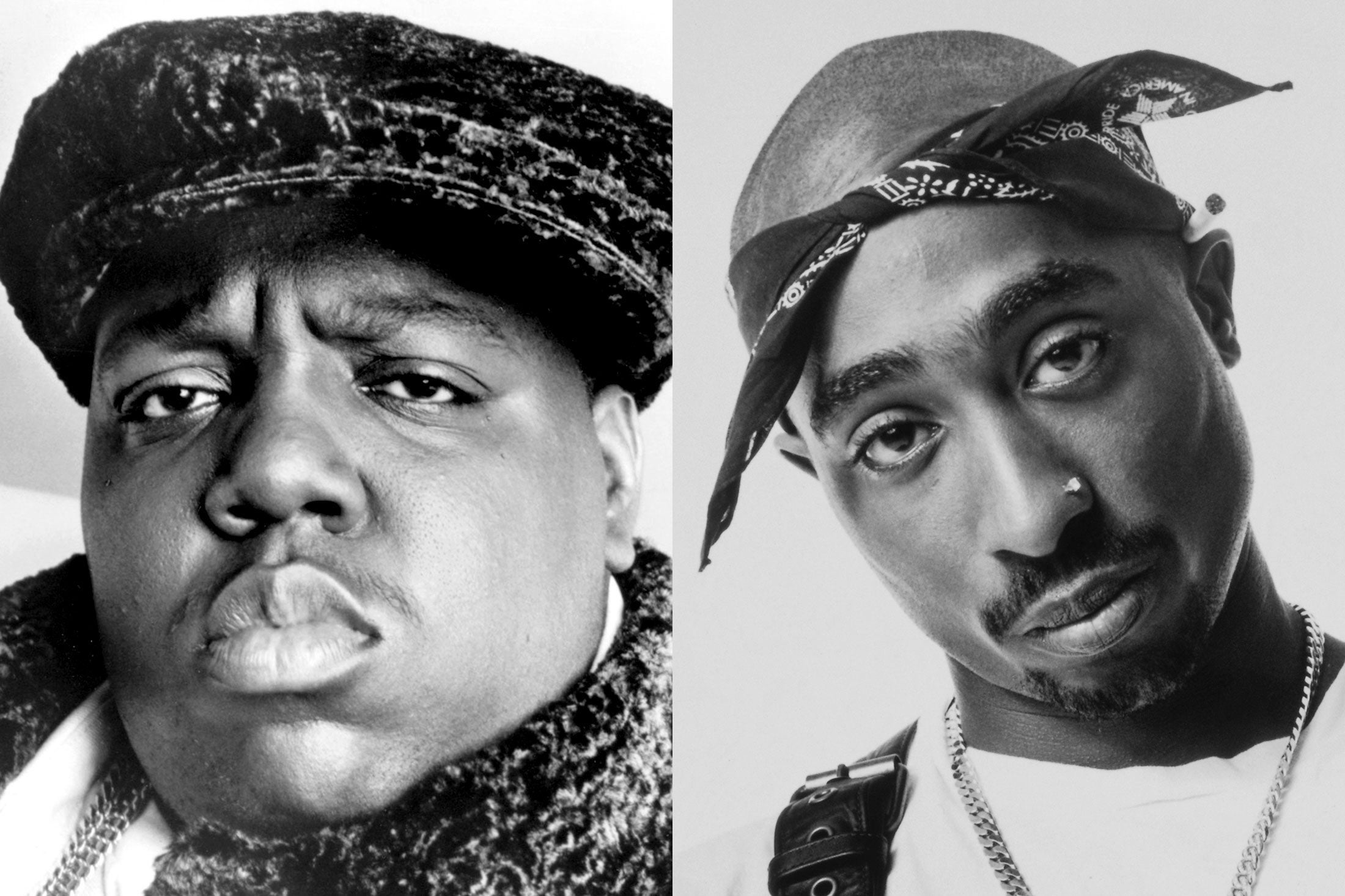 Christopher “Biggie” Wallace and Tupac Shakur.
