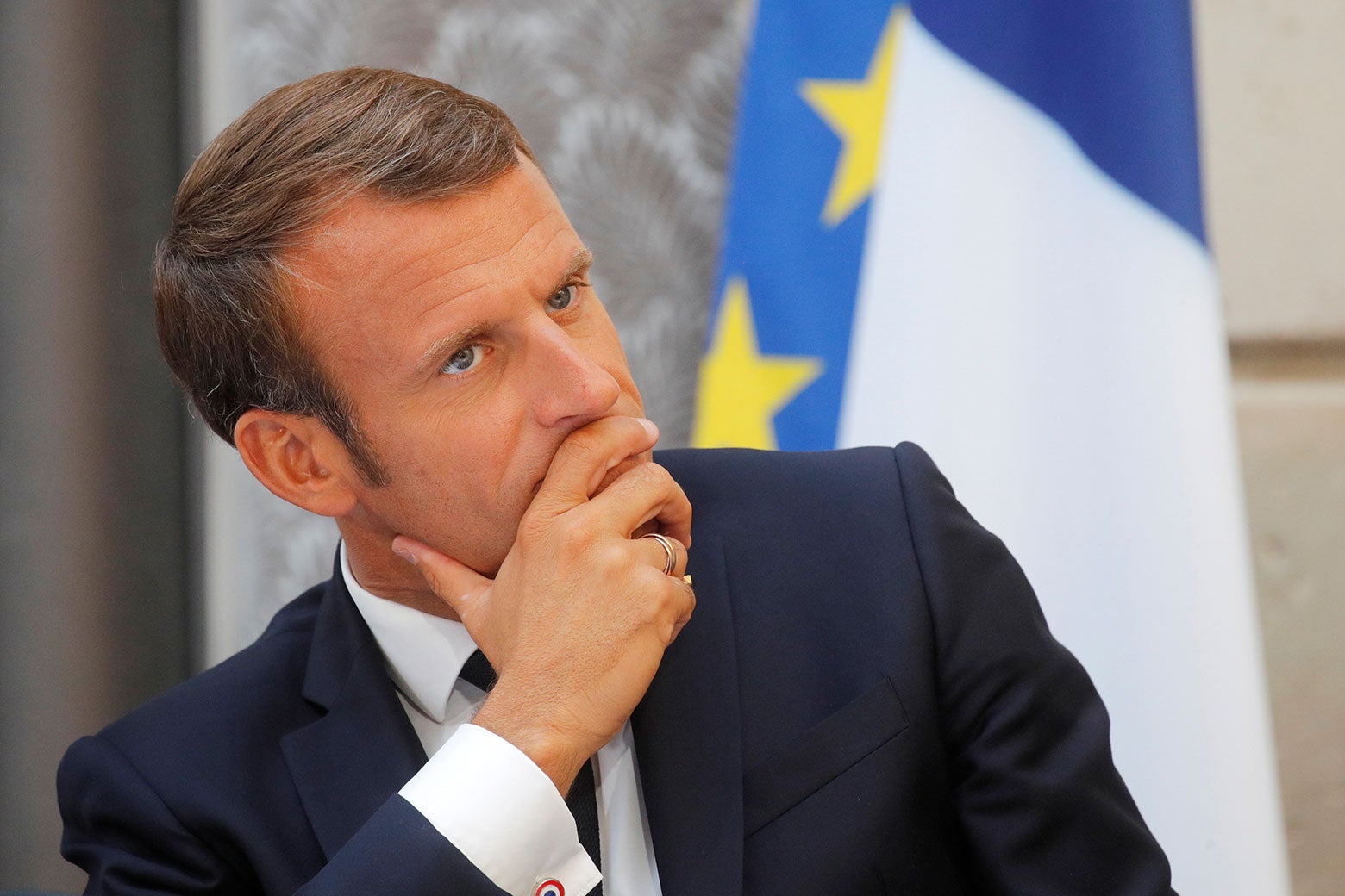 French President Emmanuel Macron on Thursday in Paris