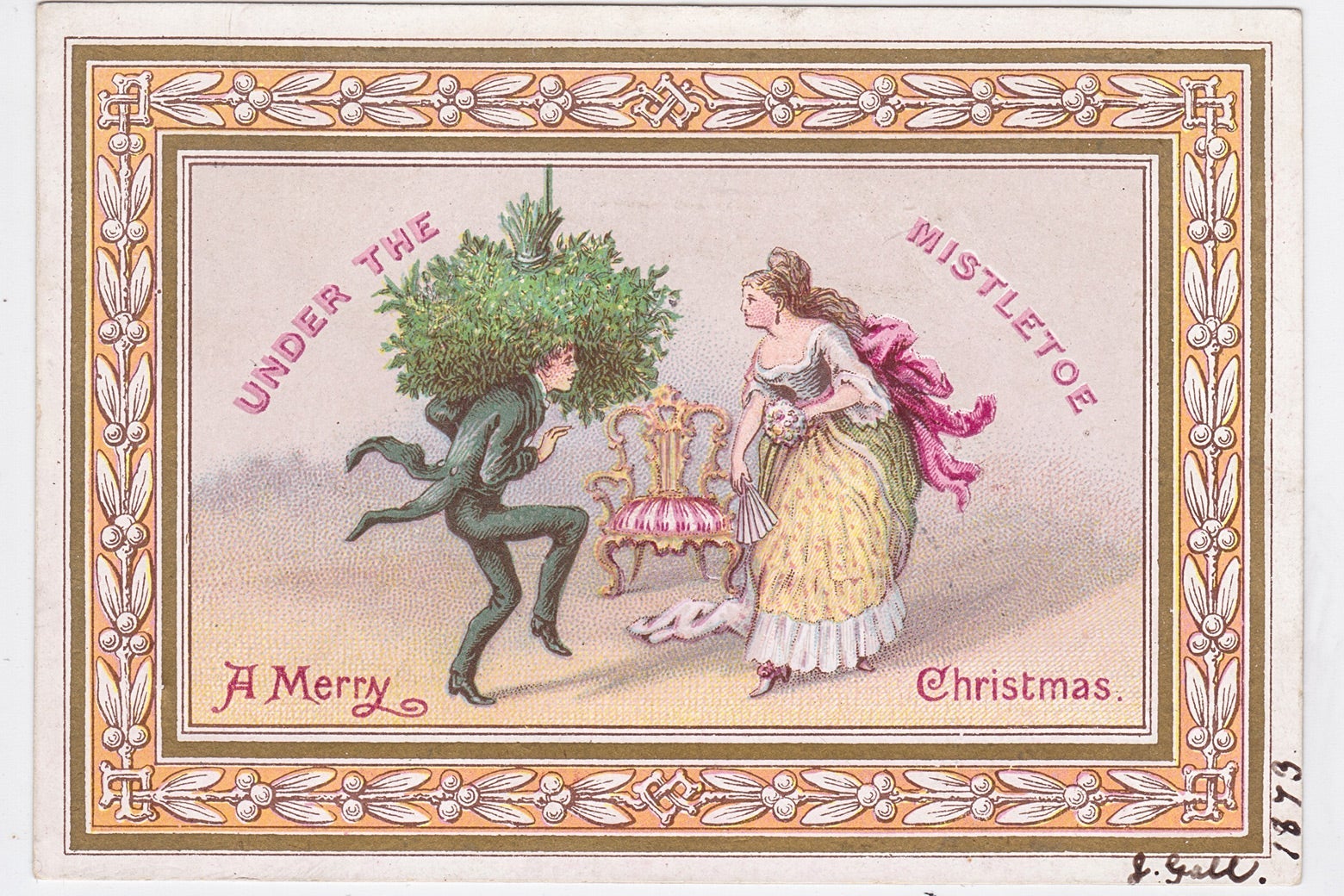 Victorian Christmas cards humor: a history of the Goodall company.