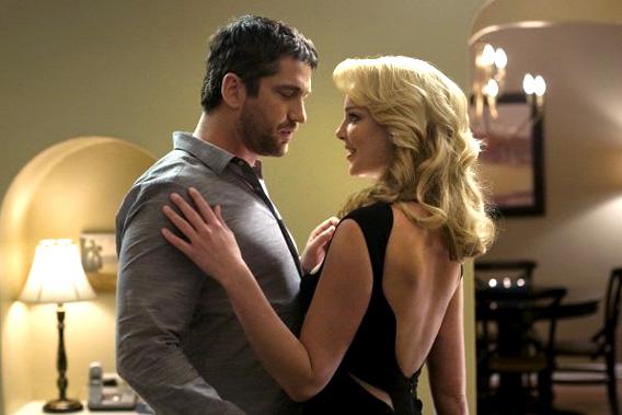 Katherine Heigl and Gerard Butler in The Ugly Truth.