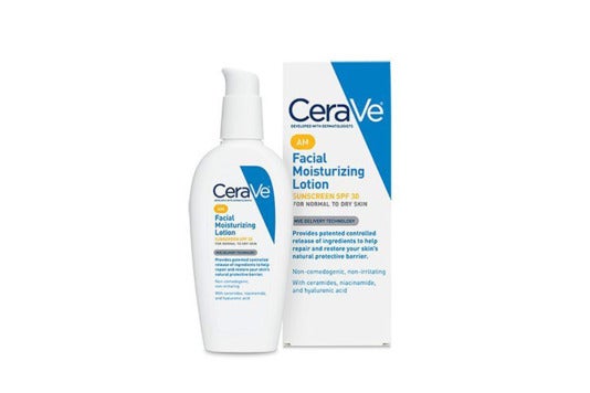CeraVe AM Face Moisturizer With Sunscreen.