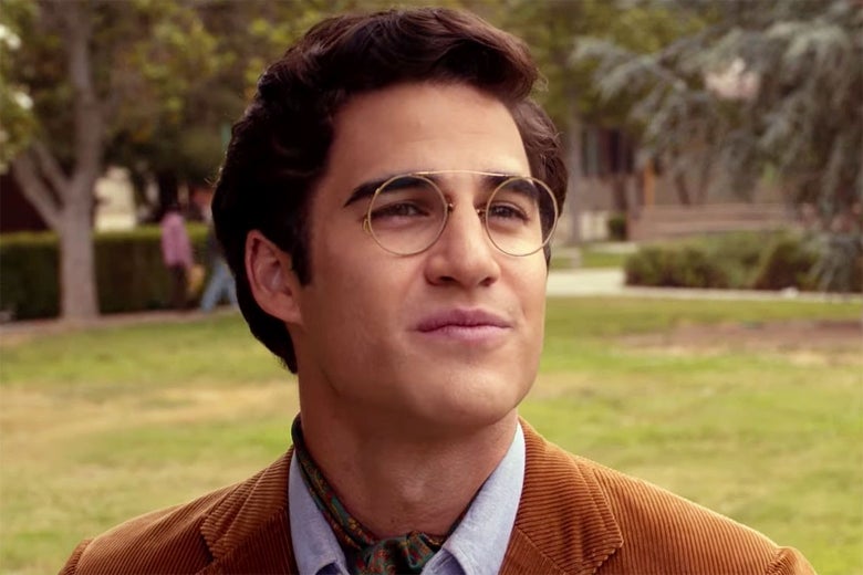 Darren Criss as Andrew Cunanan in The Assassination of Gianni Versace: American Crime Story.