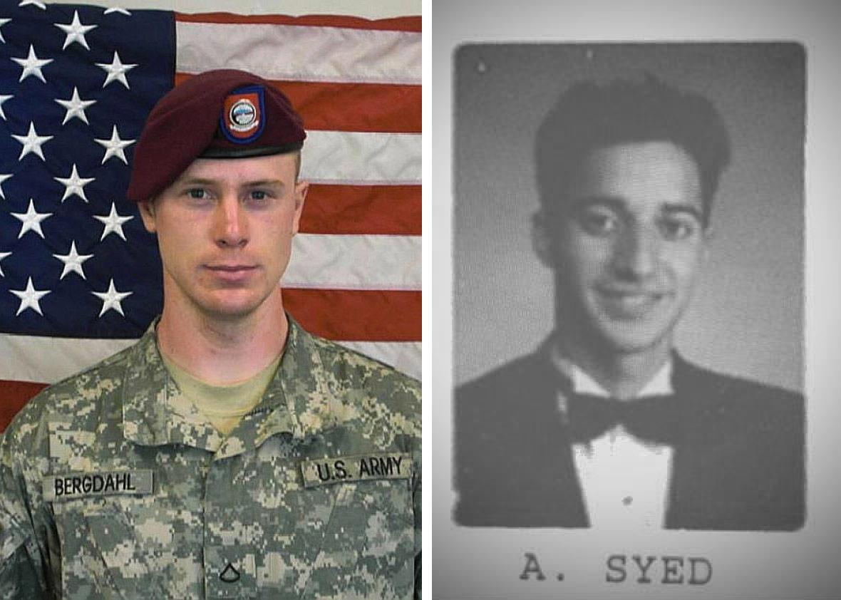 Bowe Bergdahl and Adnan Syed, both subjects of the NPR podcast Serial