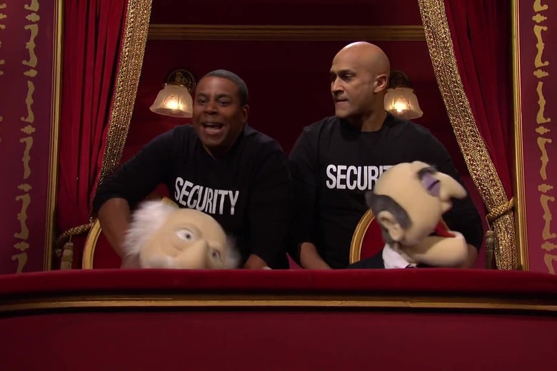Wanna See Keegan-Michael Key and Kenan Thompson Beat Up Statler and Waldorf? Wanna See Keegan-Michael Key and Kenan Thompson Beat Up Statler and Waldorf?