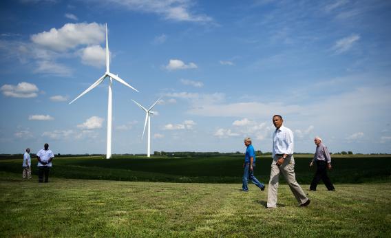 Barack Obama wind jobs
