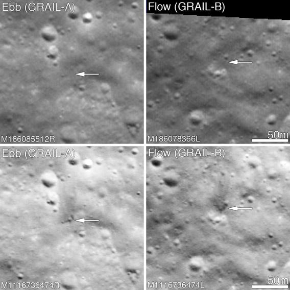 GRAIL impact sites