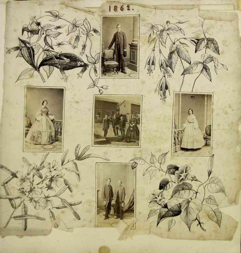 History Of Photo Albums: Beautifully Illustrated Victorian Photo Album.