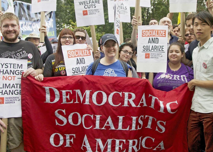 Maria Svart, national director of the Democratic Socialists of America ...