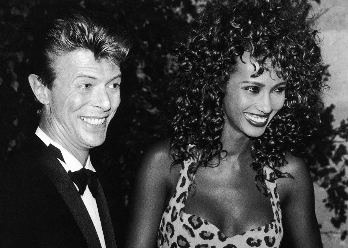David Bowie and Iman 1991