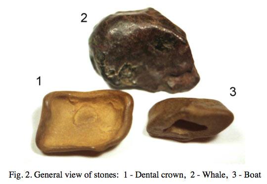 Three stones found by Zlobin