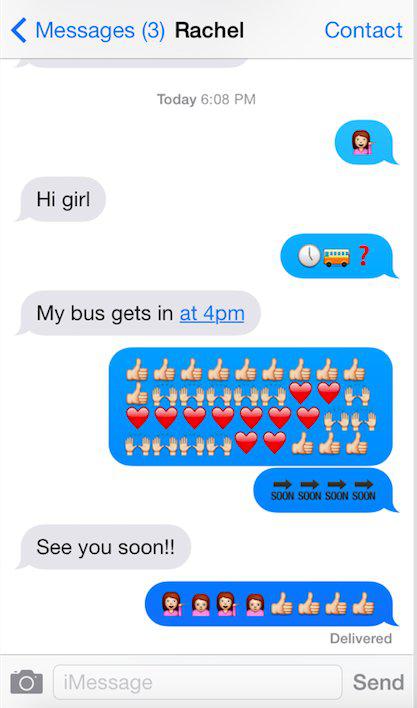 real talk emoji text messages