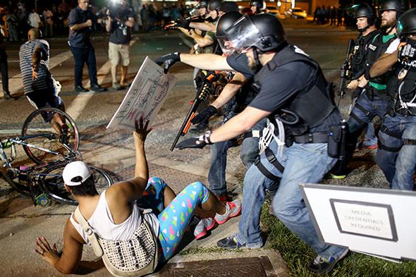 August 18, 2014: Ferguson, Missouri.
