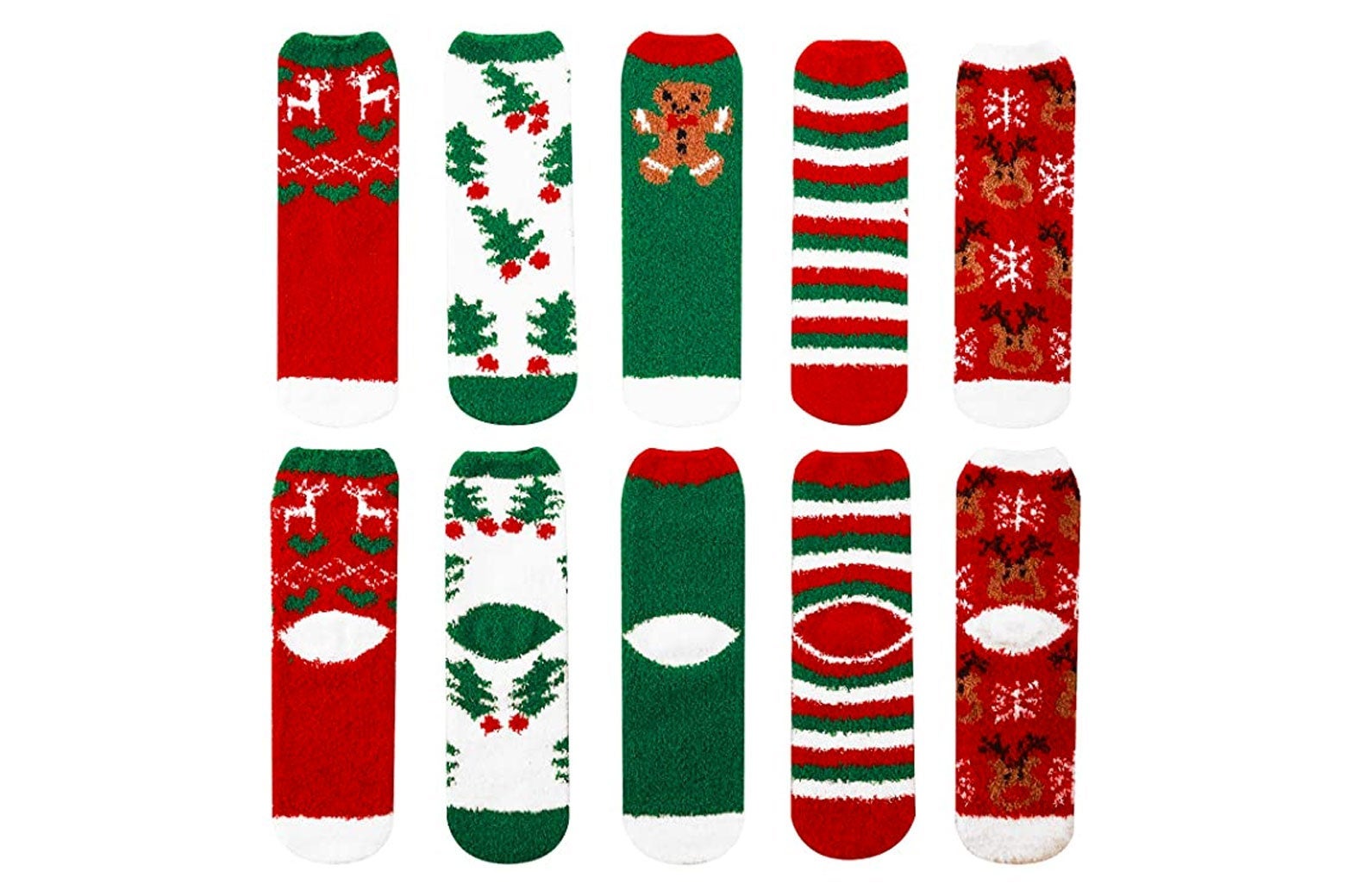 Festive holiday socks.