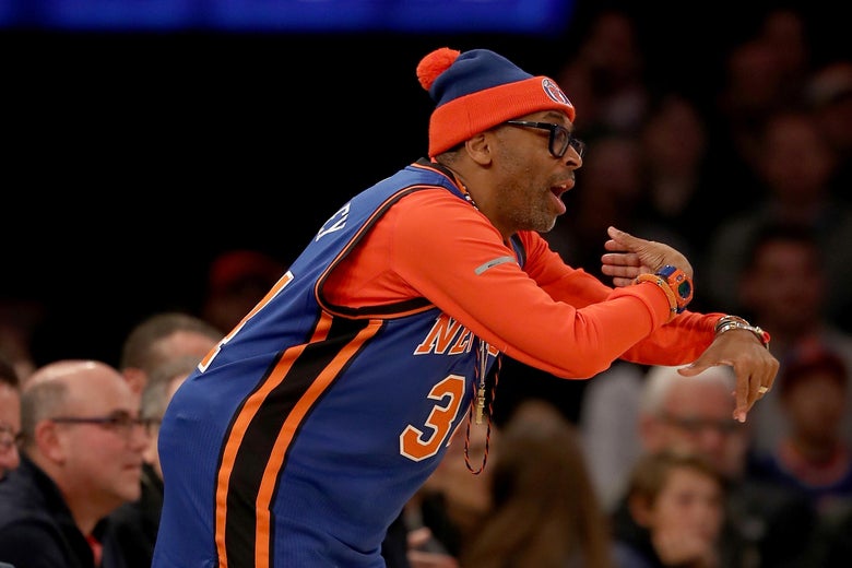 Spike Lee Wore $5,000 Louis Vuitton Suit For New York Knicks