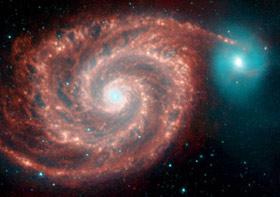 Spitzer picture of M51